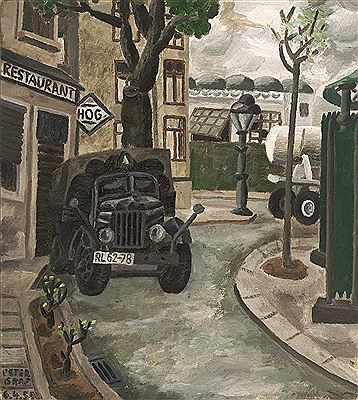 SYS in front of a pub by Peter Graf - Auction record, sale price, and art valuation. Compare with similar artists and explore comparable artworks.