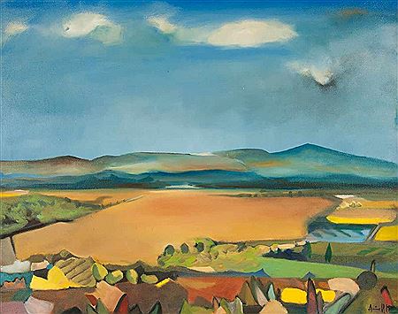 Landscape near Montmirail by Werner Lichtner-Aix - Auction record, sale price, and art valuation. Compare with similar artists and explore comparable artworks.