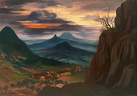Sample artwork by Ernst Bursche (1907 - 1989), known for painting; graphic artist - View similar artists and auction records