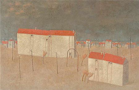 Border country houses by Martin Dittberner - Auction record, sale price, and art valuation. Compare with similar artists and explore comparable artworks.