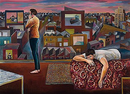 Sample artwork by Terry Matassoni (Born 1959), known for painting - View similar artists and auction records