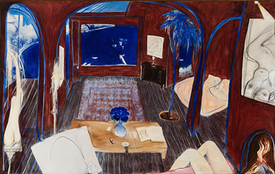 Sample artwork by Brett Whiteley (1939 - 1992), known for abstract, conceptual painting and sculpture - View similar artists and auction records