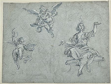 Two Putti in Flight, and a seated allegorical figure by Belisario Corenzio - Auction record, sale price, and art valuation. Compare with similar artists and explore comparable artworks.