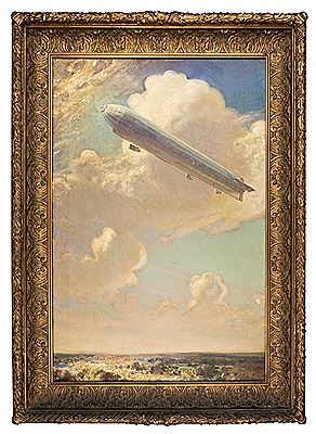The R26 Airship over Norfolk