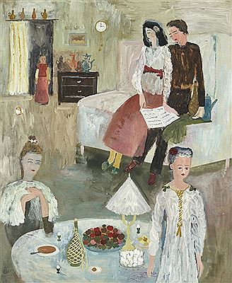 Interior by Marguerite Ammann - Auction record, sale price, and art valuation. Compare with similar artists and explore comparable artworks.