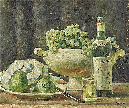 Still life with fruit and bottle of wine by Walter Clenin - Auction record, sale price, and art valuation. Compare with similar artists and explore comparable artworks.