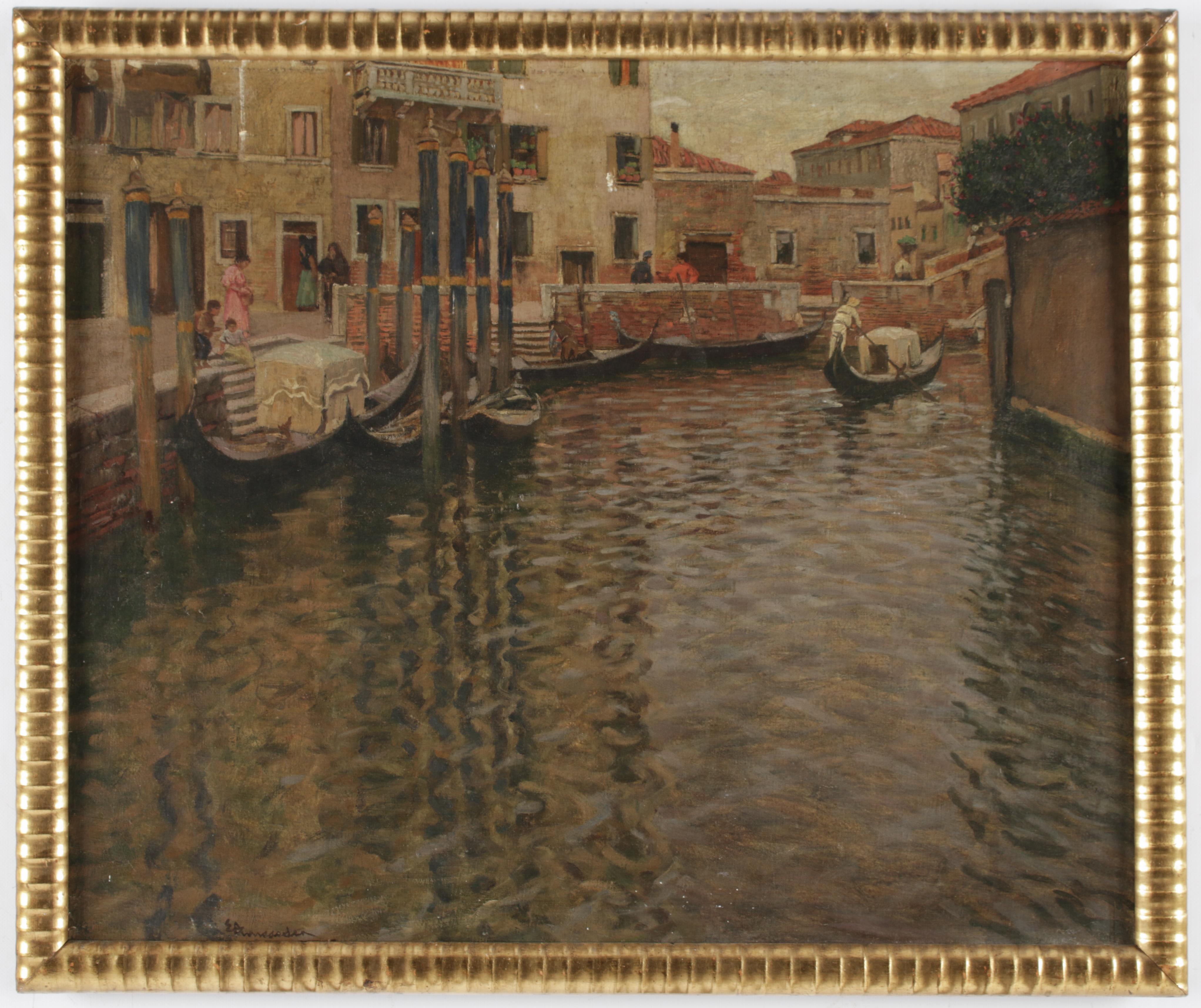 Canal in Venedig by Eduard Ameseder - Auction record, sale price, and art valuation. Compare with similar artists and explore comparable artworks.