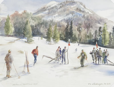 Bleckwand - downhill skiing. Aim