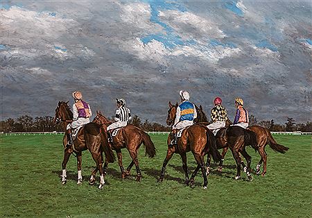 Jockeys in Silks