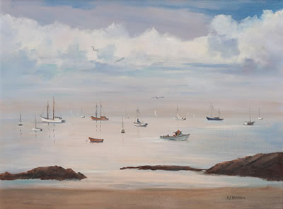 Wonson Cove by Robert Benham - Auction record, sale price, and art valuation. Compare with similar artists and explore comparable artworks.