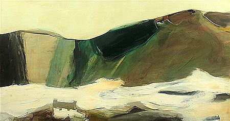 Cottage in a Rocky Coastal Landscape