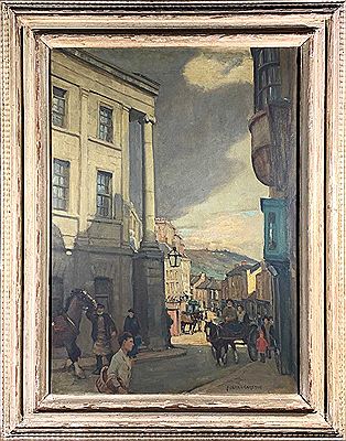 Penzance, looking down a busy Market Jew Street