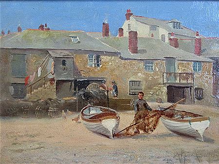 Boats Aground, Newlyn