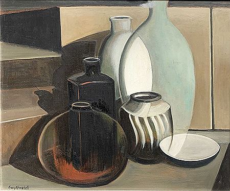 Untitiled (Five Vases and a Bowl) by Guy Worsdell - Auction record, sale price, and art valuation. Compare with similar artists and explore comparable artworks.