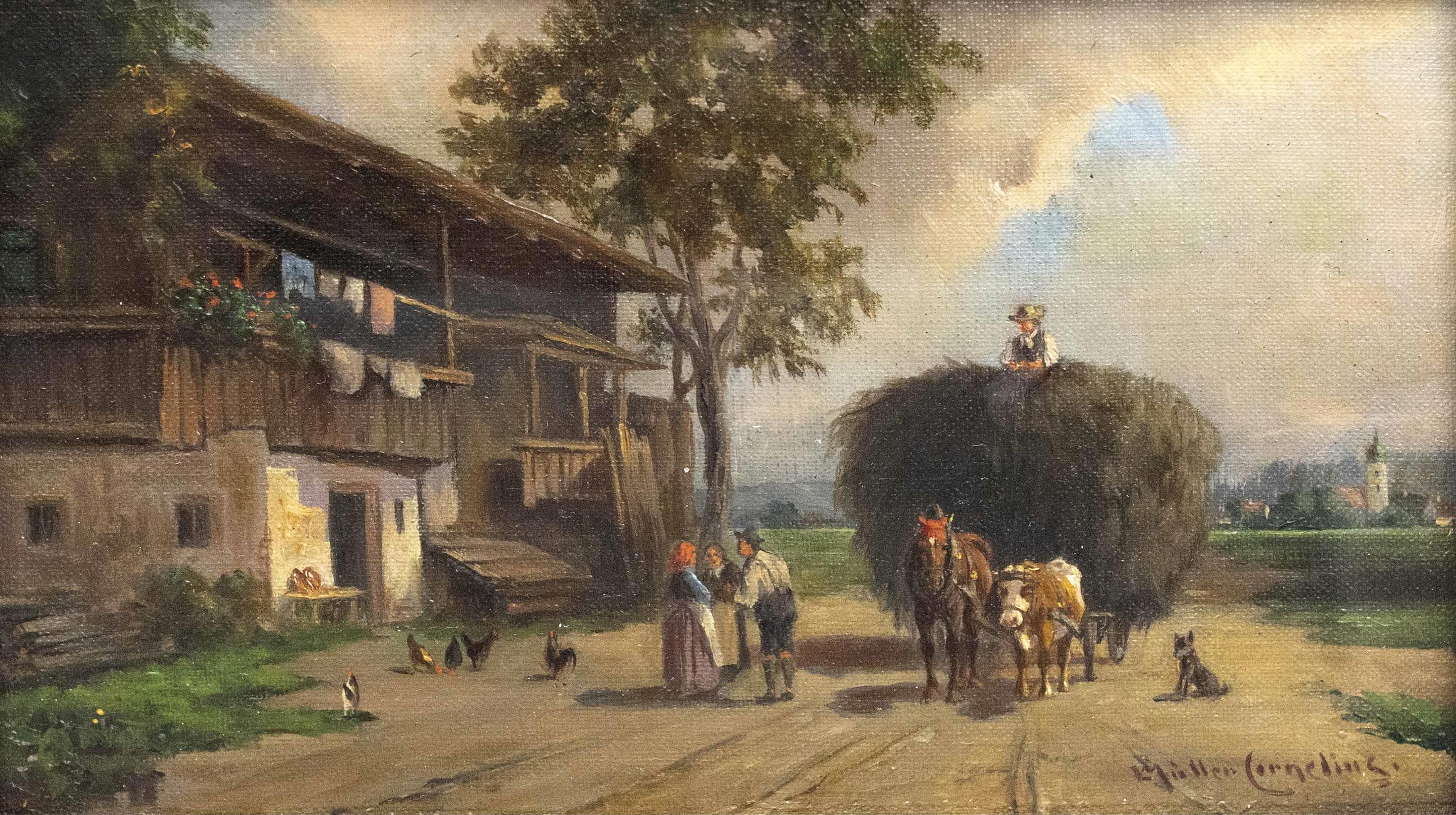 Sample artwork by Ludwig Muller Cornelius (1864 - 1943/46), known for german landscape and genre painting of the munich school - View similar artists and auction records
