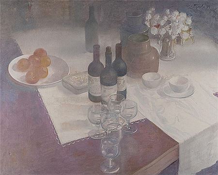 "Bodegón de vinos españoles