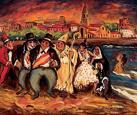 Carnaval en la playa de San Lorenzo