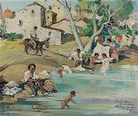 El baño de los zagales