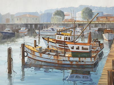 Ebb Tide, Iron Pot, Napier by Trevor Hayter - Auction record, sale price, and art valuation. Compare with similar artists and explore comparable artworks.