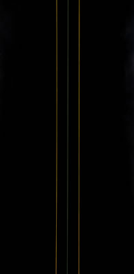 Black Painting - Yellow/Green III