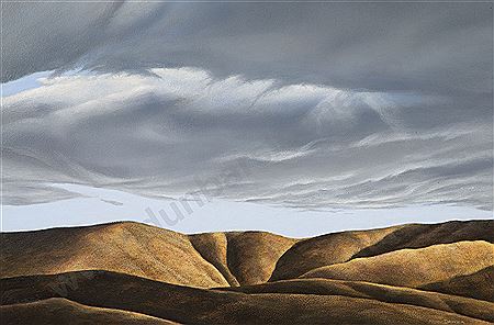 Foothills and Sky - Mount Ida