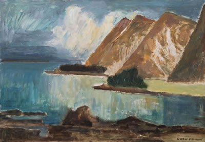 Wellington Harbour towards Pencarrow