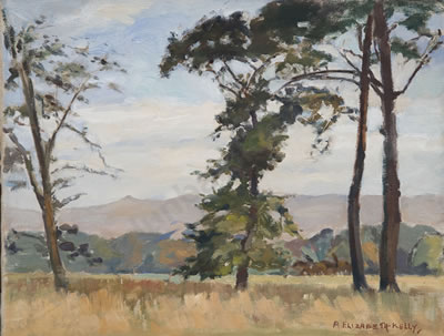 Through the Trees in North Hagley Park by Annie Elizabeth Kelly - Auction record, sale price, and art valuation. Compare with similar artists and explore comparable artworks.