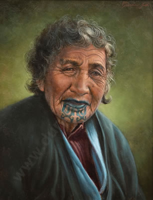 Tuhoe Chieftainess, Te Onewhero Tamarau by Phillip J Waddington - Auction record, sale price, and art valuation. Compare with similar artists and explore comparable artworks.