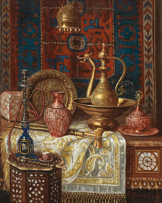 A Still Life with Oriental Objects