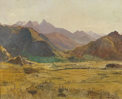 A Scene in the Salzkammergut