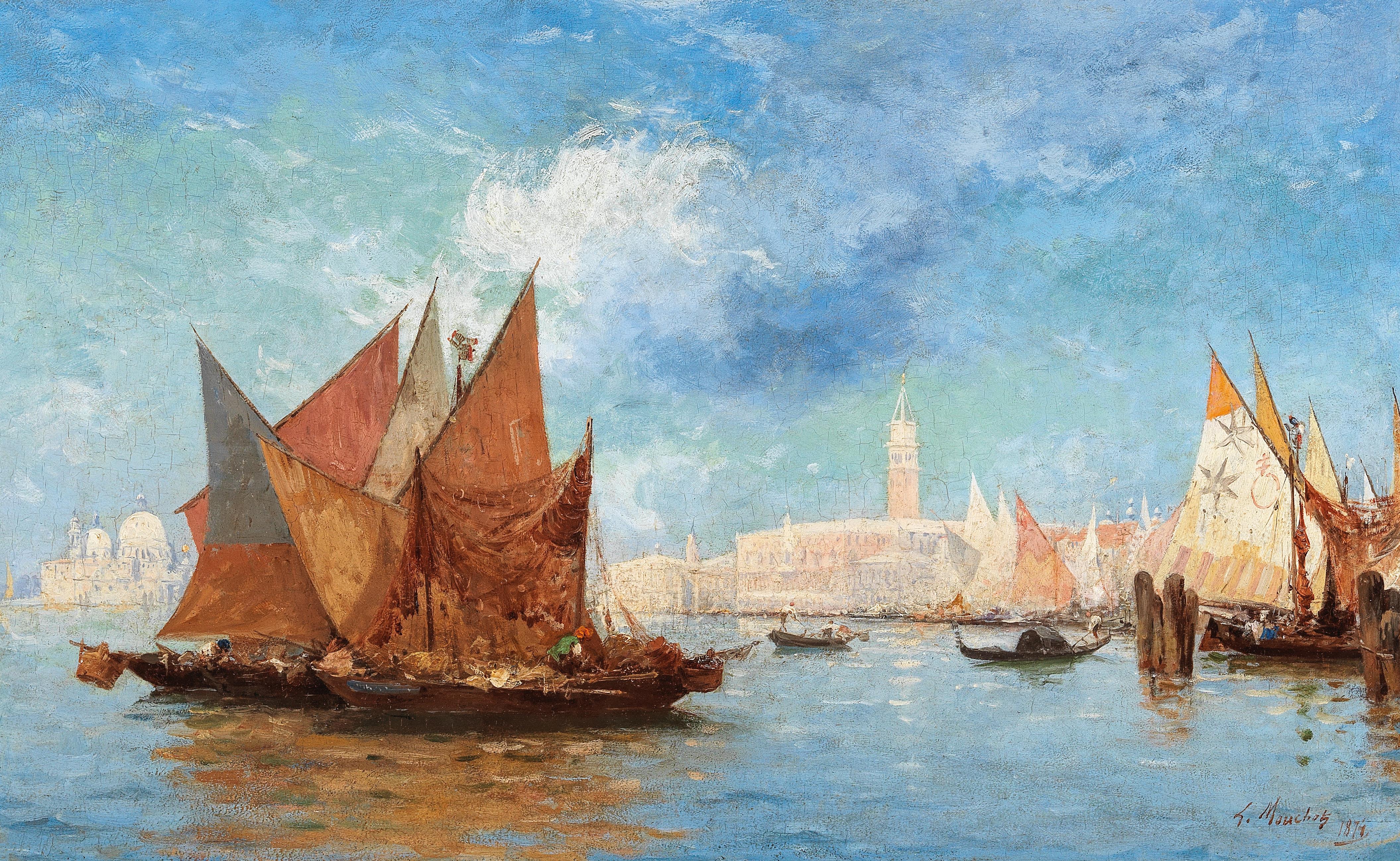 Venice, Fishing Boats in the Bacino di San Marco