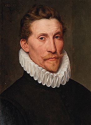 Portrait of a gentleman, bust-length, in a white ruff