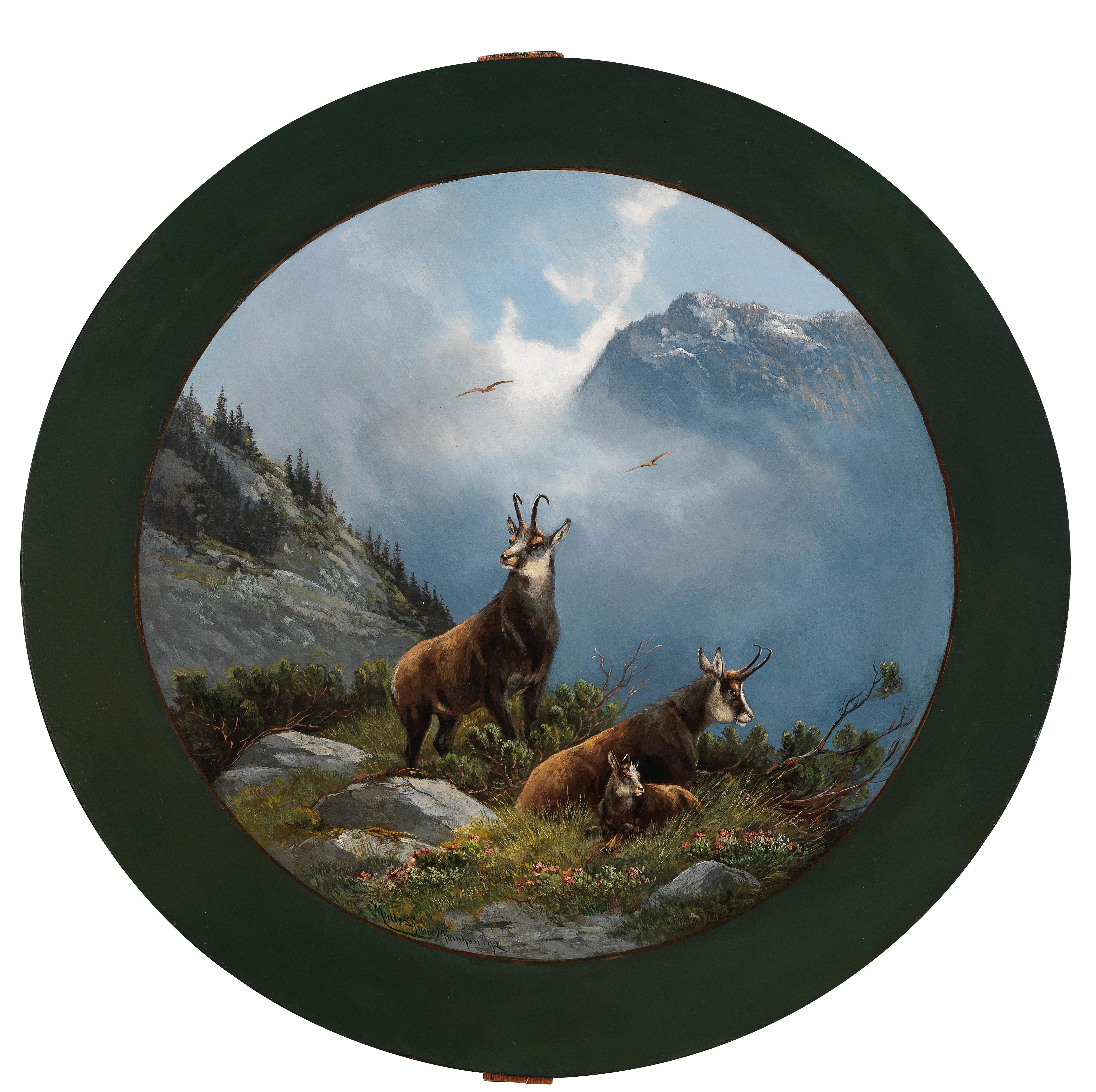 Sample artwork by Moritz Muller the Younger (1869 - 1934), known for paintings, animal and hunting painter - View similar artists and auction records