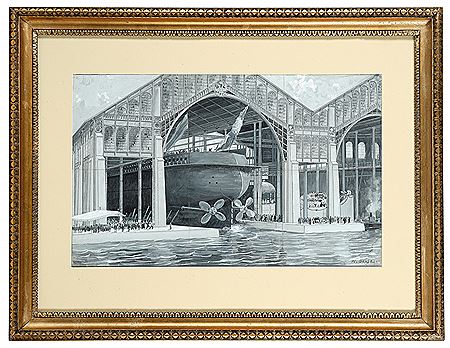 Launch of S. M. S. Kronprinz Rudolf by Wilhelm Gause - Auction record, sale price, and art valuation. Compare with similar artists and explore comparable artworks.