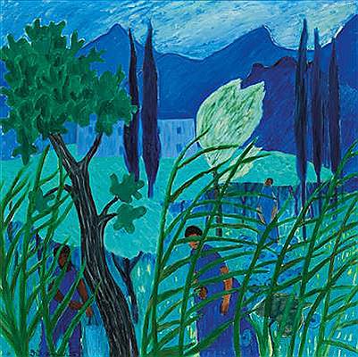 Landscape in Blue (Lake Garda)