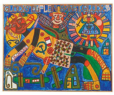 GLÜCKSTEUFLEIN BRINGT GLÜCK? by August Walla - Auction record, sale price, and art valuation. Compare with similar artists and explore comparable artworks.
