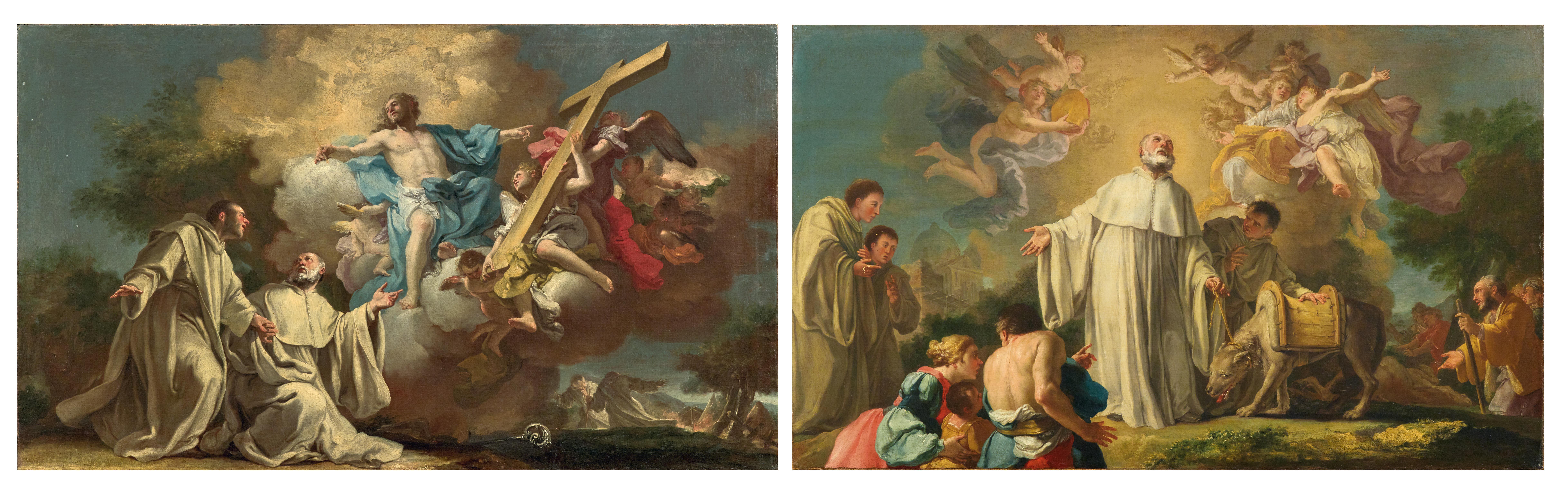 The Apparition of Christ to Saint William of Vercelli; and Saint William of Vercelli and the Wolf