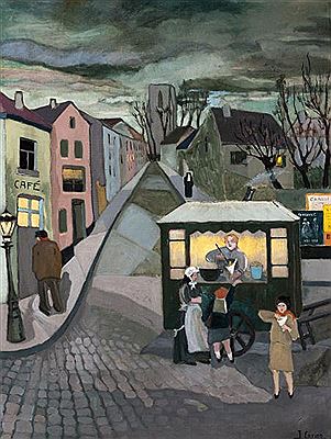 Vue de village avec kiosque (1925)