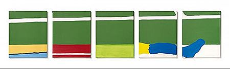 Broken Chalk Line (RDK 169) (1970) by Raoul De Keyser - Auction record, sale price, and art valuation. Compare with similar artists and explore comparable artworks.