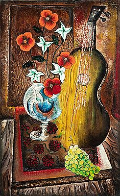 Still Life with guitar