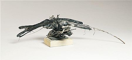 Winged figure