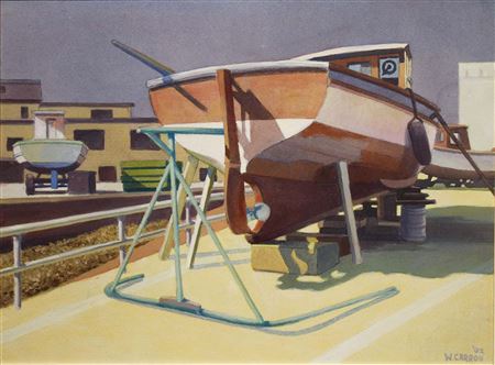 BOATS IN CLEGGAN HARBOUR