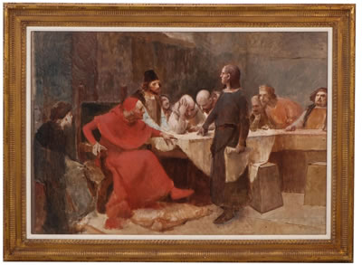 "Columbus before the Council of Salamanca," 1886