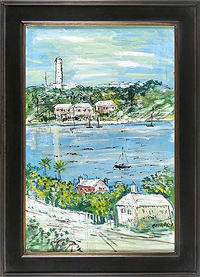 Sample artwork by Alfred Birdsey (1912 - 1996), known for watercolor landscape, marine and street scene painting - View similar artists and auction records