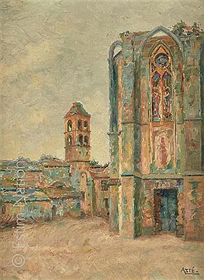 Church by Jean Louis Aste - Auction record, sale price, and art valuation. Compare with similar artists and explore comparable artworks.