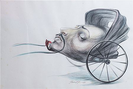 Sample artwork by Yonel Hidalgo (Born 1970), known for painting - View similar artists and auction records
