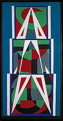 Sample artwork by Jacinto Salvado Aragones (1892 - 1983), known for abstract painting - View similar artists and auction records