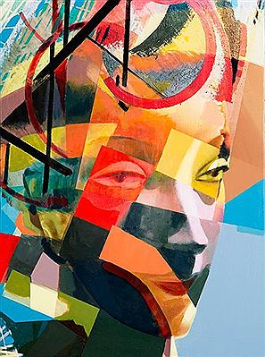 "Cubist look".