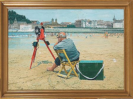 "Fotógrafo en la Concha de San Sebastián"