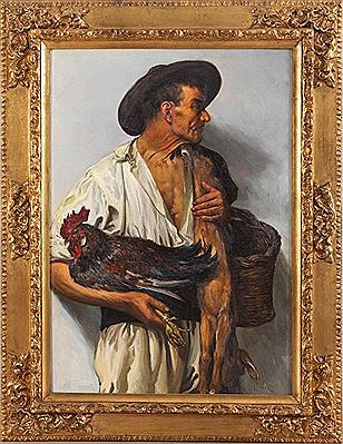 "Vendedor de gallos"